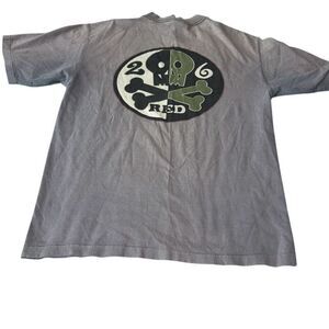 Vintage 26 Red Skull Tee Men’s‎ Large Faded Streetwear